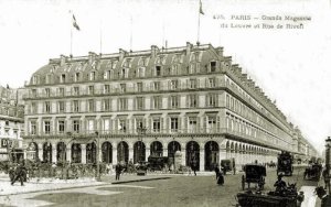 Les Grands Magasins du Louvre - historická fotografie