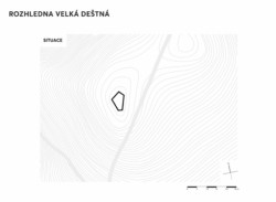 Rozhledna Velká Deštná, Architekti.in, situace