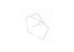 Půdorys 1.NP (Rodinný dům nedaleko Olomouce, studio Malý Chmel)