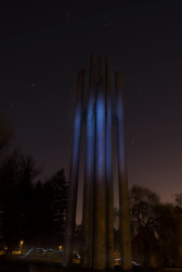 Výdech z podzemního komplexu na pražském Klárově