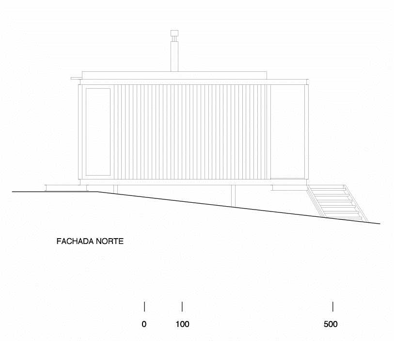 Felipe Assadi, Casa Remota, pohled severní -