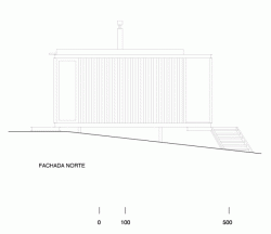 Felipe Assadi, Casa Remota, pohled severní -