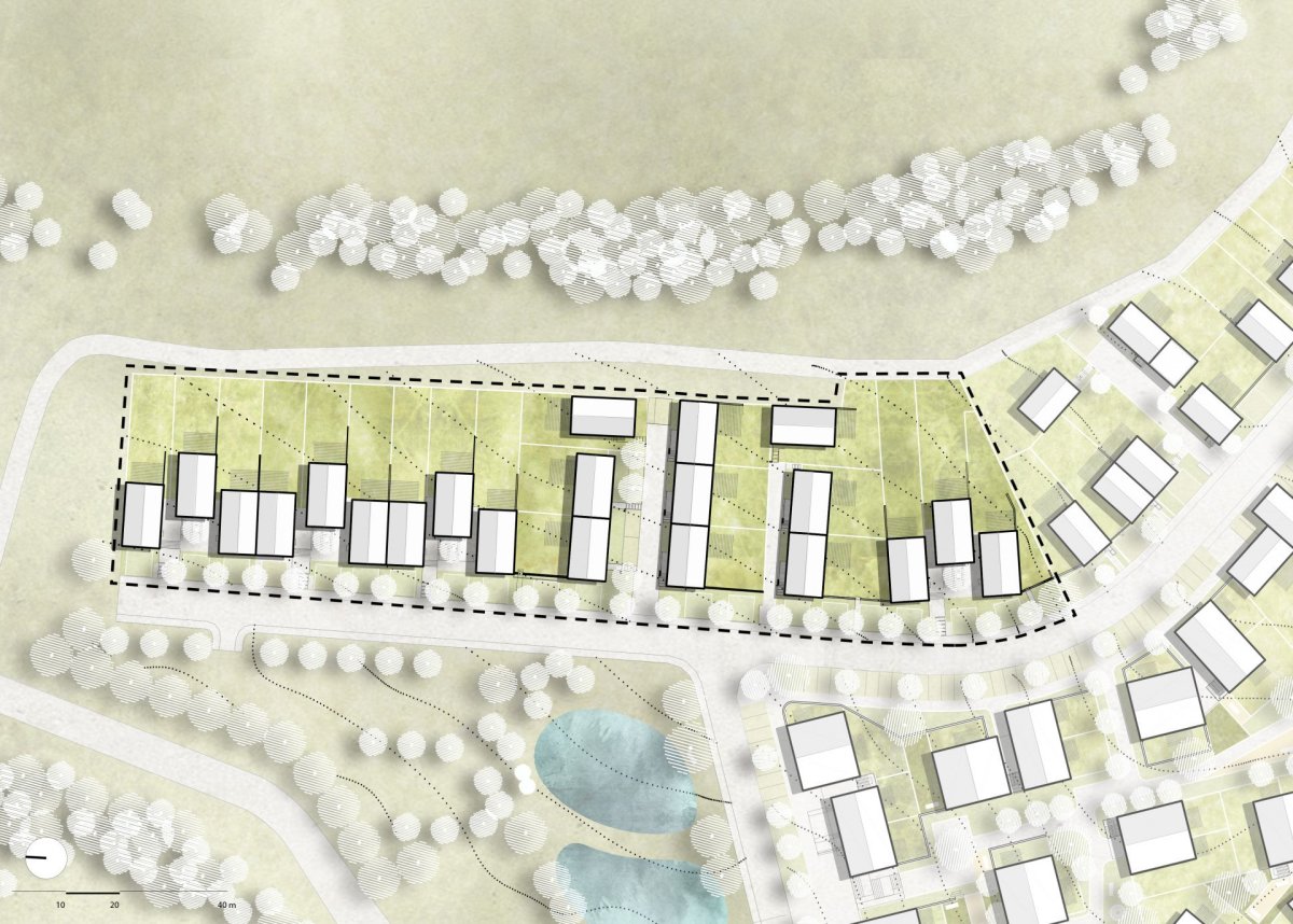 Green Village, monom, situace