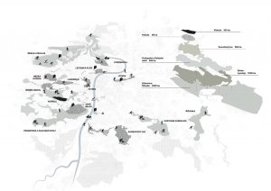 Urbanisticko-krajinářská studie Vidoule (ne)změněná, situace.