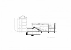 Výukové centrum VŠPJ, Qarta Architektura, řez