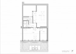 Půdorys horního patra - původní stav