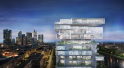 Rezidenční bydlení budoucnosti - Riverpark Tower, Frankfurt nad Mohanem