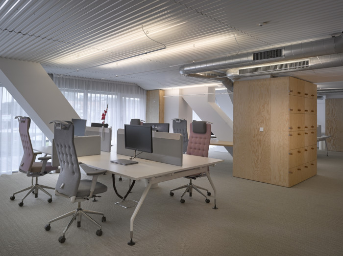 Kancelářské prostory a showroom developerské společnosti Satpo, Daniela Polubědovová