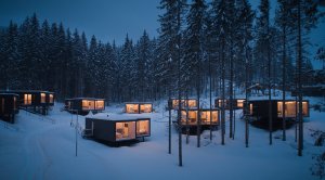 Sheltre pre hotel Bjornson, Ark-shelter / Michiel De Backer, Viktor Mikovčák, Martin Mikovčák