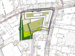 Hotel Bridge, Vratislav, FORUM architekci - situace