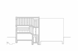 Rodinný dům Praha - Čimice, řez, Machar & Teichman