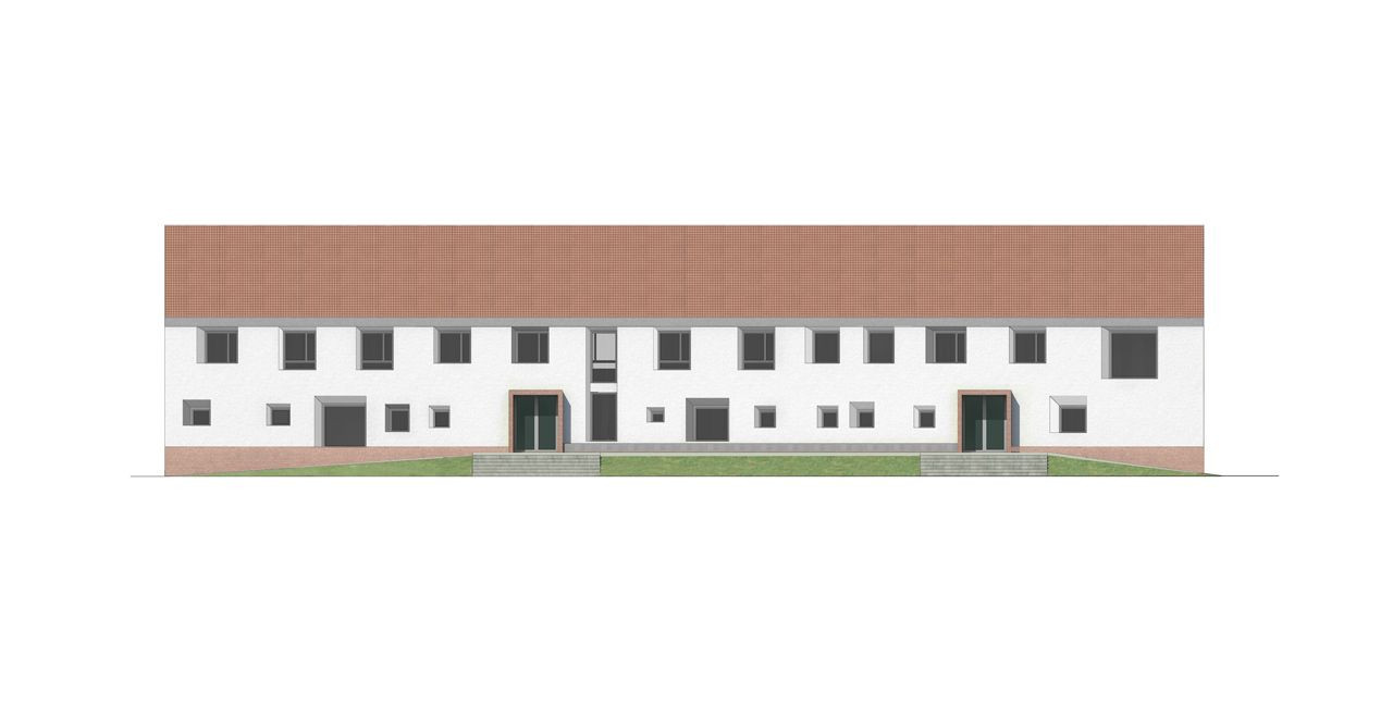 Pavel Hnilička Architekti, ZUŠ v Dolních Břežanech, pohled jižní – foto