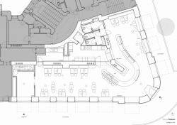 JRA Jaroušek.Rochová.Architekti, Café. Bistro. Pekařství Záhorský, půdorys - foto