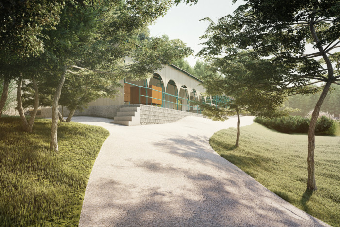 Lesní Koupaliště, Mjölk architekti, vizualizace