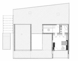 RD Cierna Voda, Atelier Molnár - Peráček s.r.o. - půdorys 2.N.P.