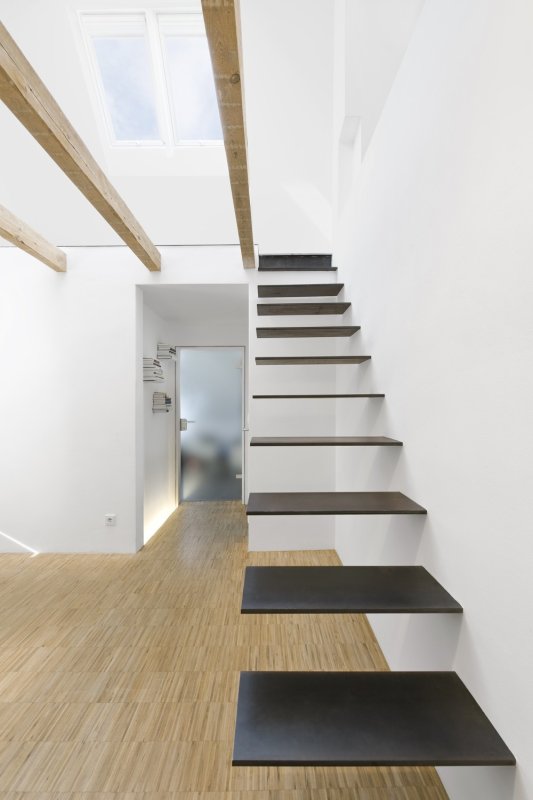 Přestavba rodinného domu na vlastní architektonický ateliér, [lu:p] Architektur © Ralf D. Bischoff