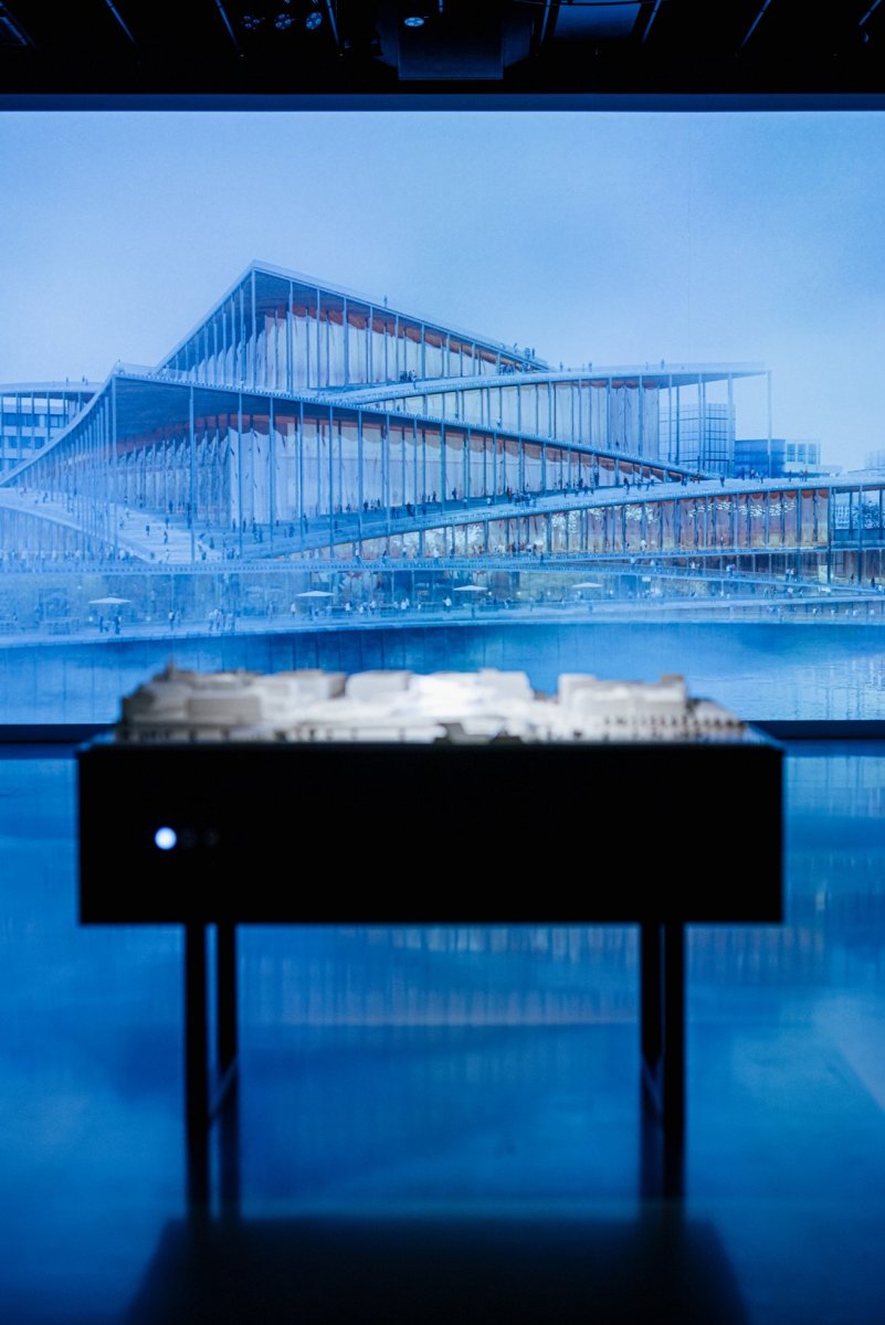 Výstava věnovaná architektonické soutěži na Vltavskou filharmonii bude součástí letního programu CAMPu