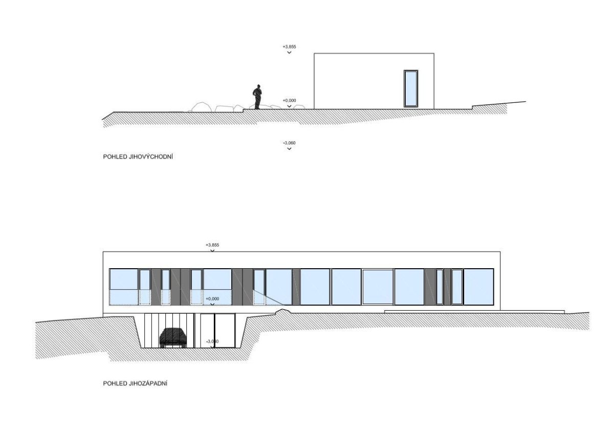 RD Frame House, pohledy, Fandament Architects s.r.o.