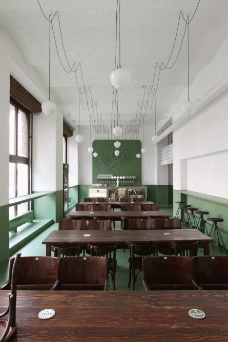 Pivnice Výčep, Mimosa architekti, gif