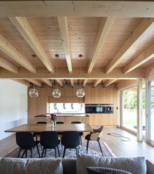 Harazim Karel Architektura - RD Borová Lada: Společný obytný prostor