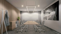 Kromě kancelářských prostor pro zaměstnance společnosti ABF bude v administrativní budově k dispozici i několik jednacích salonků. (vizualizace)