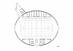 Sporadical, sportovní hala Dolní Břežany, 1NP