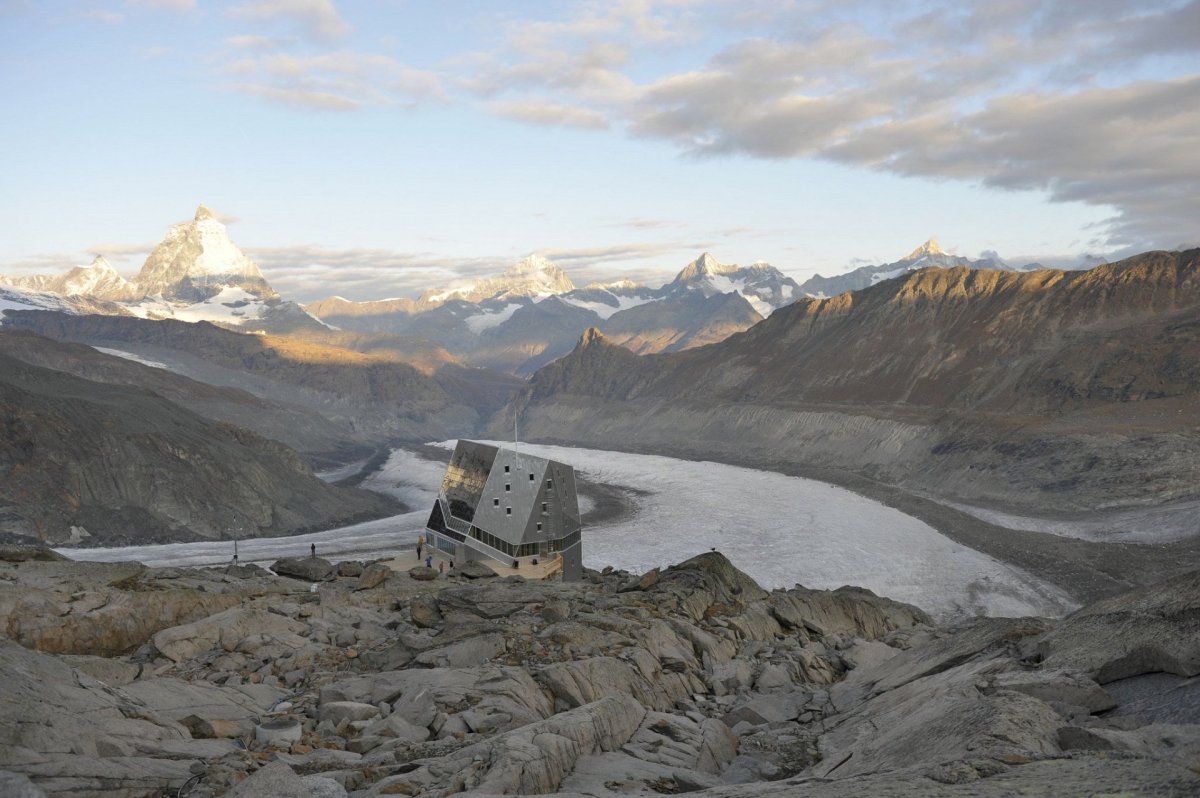 Horská chata Monte Rosa, Bearth & Deplazes Architekten