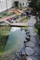 Geopark v Říčanech od studia zahradní architektury Architráva - pokusný biotop