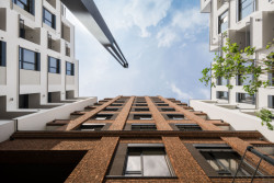 Nový bytový komplex navazuje na bývalý pivovar.