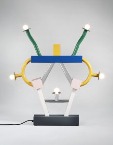 Ettore Sottsass, stolní lampa Ashoka, 1981.