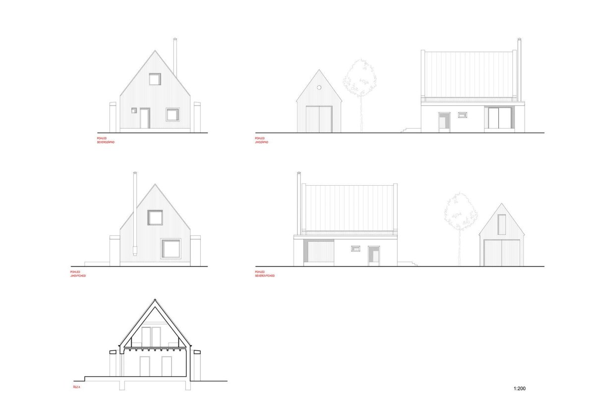 Rodinný dům Stará Červená Voda, TŘI.ČTRNÁCT architekti / Ondrej Palenčar, pohledy