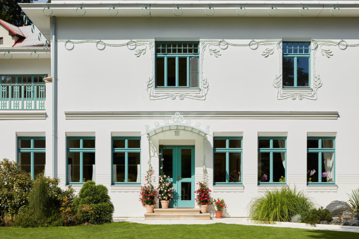 Vila navržená Janem Kotěrou v Roztokách u Prahy