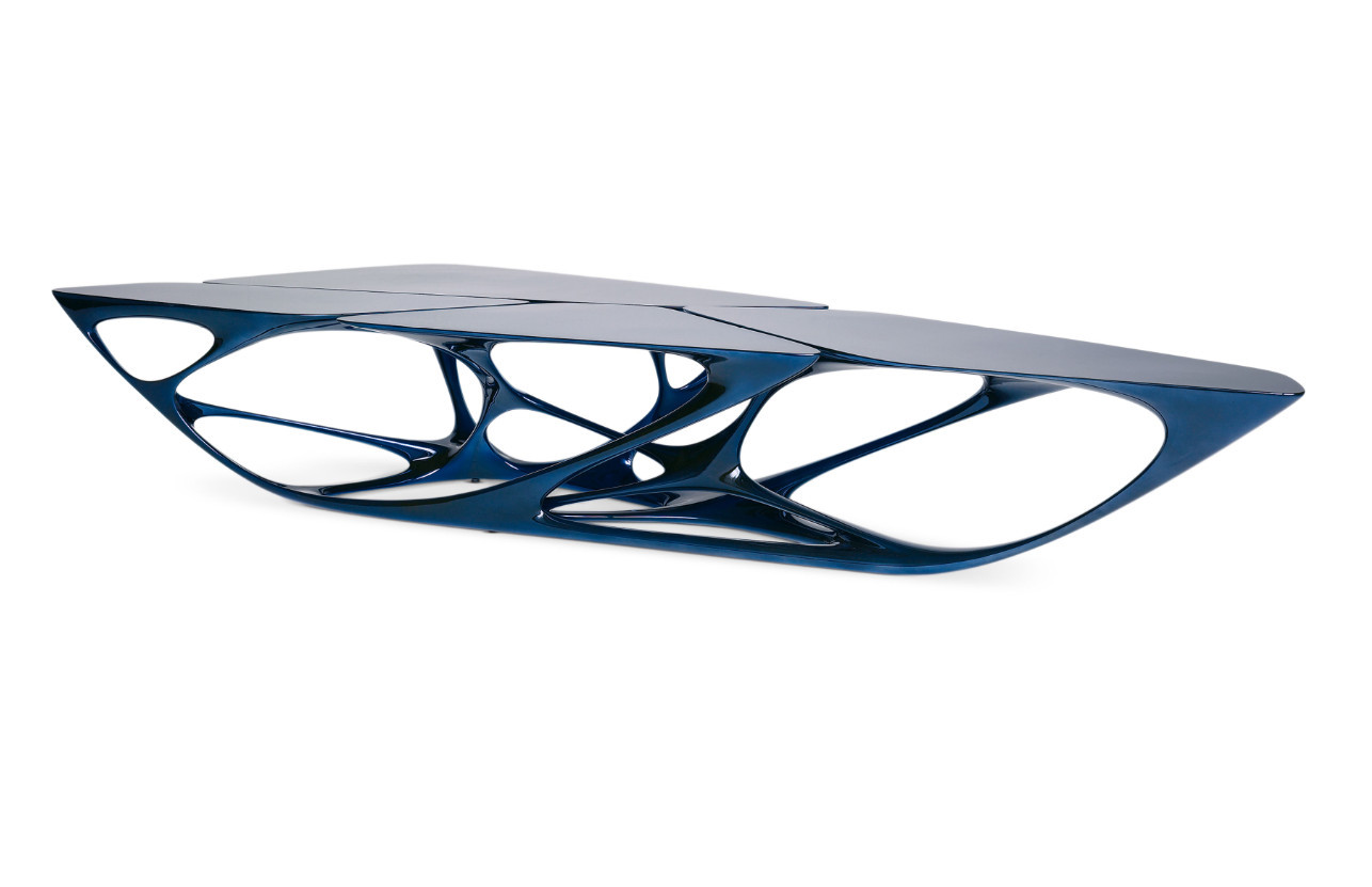 Mesa, Zaha Hadid, Patrik Schumacher. Zdroj: Vitra Design Museum