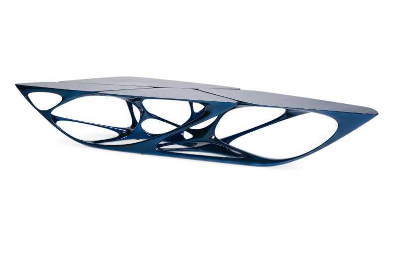 Mesa, Zaha Hadid, Patrik Schumacher. Zdroj: Vitra Design Museum