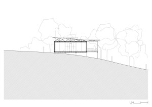 019 Cabin, řez, ŠA Atelier