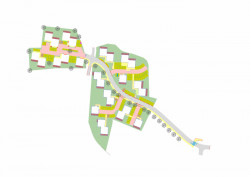 Bytové domy v Rožnově pod Radhoštěm, Studio acht / Václav Hlaváček, situace