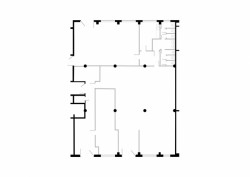 The Eatery, půdorys původního stavu, NEUHÄUSL HUNAL