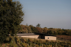 Stáje a jízdárna k vinařství, které se nachází v zámku Vazisubani Estate.