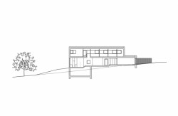 RD Křeslice,řez, MACHAR & TEICHMAN