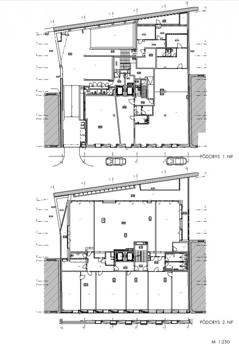 Polyfunkčná budova Konventná, Architekti A B.K.P.Š., půdorys
