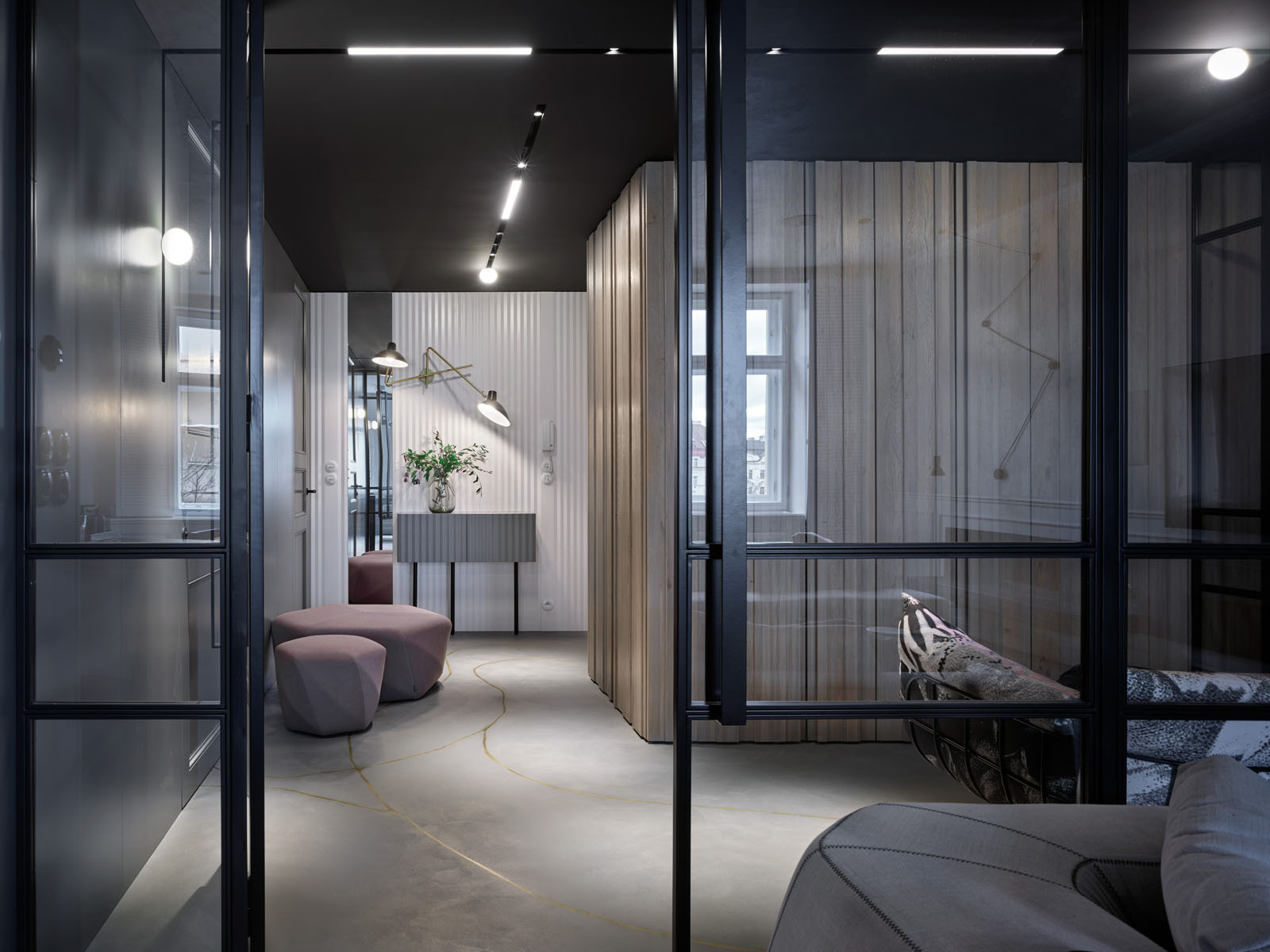 Byt na Vinohradech od studia SMLXL, osvětlení Light Works - foto