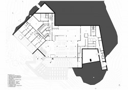 Zázemí rekreačního areálu Bachledka, Compass architekti, půdorys 1PP