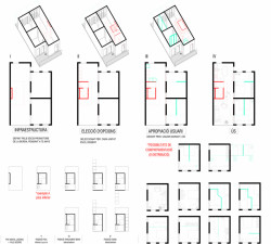 Půdorysy + axonometrie