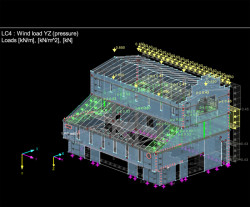 Výkres statiky - Konverze bývalého průmyslového areálu v ulici V Chobotě, Český Brod - Ing. Milan Vaněček