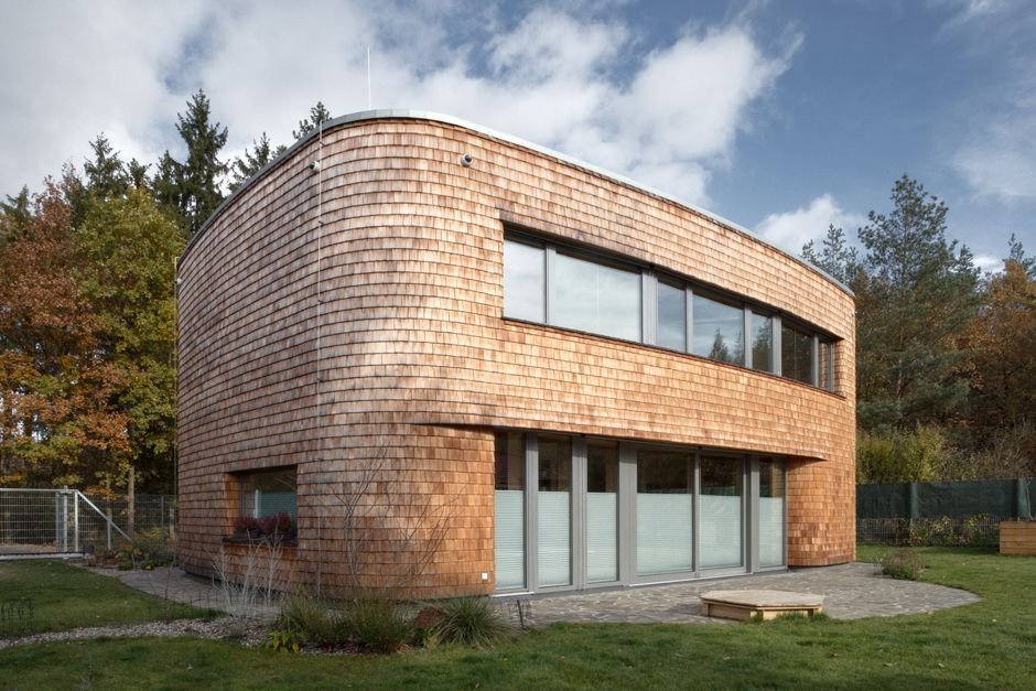 Mimosa Architekti, šindelový dům v Dobříši, foto