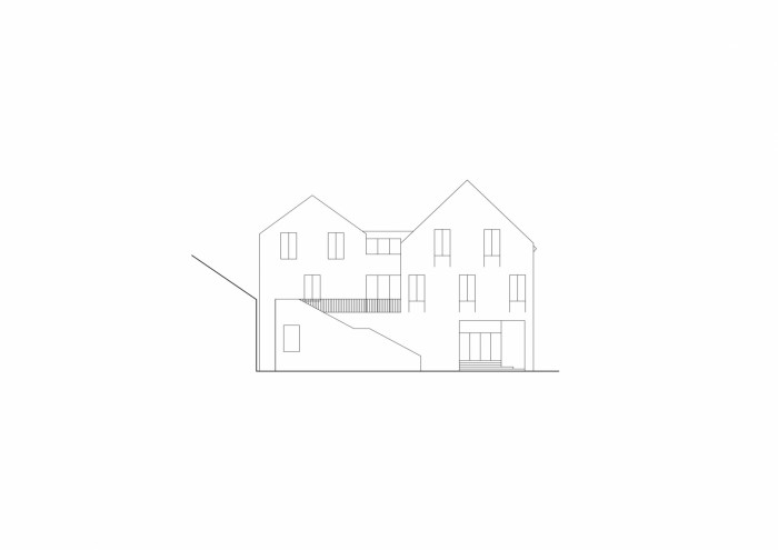 Resort Eisgrub, čelní pohled, Létající inženýři