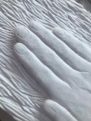 Detail pametní desky Jana Palacha od Terezy Štětinové