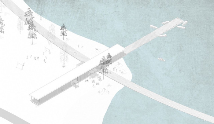 Vu Dinh Quang, Daniela Míková a Ondřej Novák, Malá architektura pro Velký rybník, kavárna a půjčovna lodí - foto