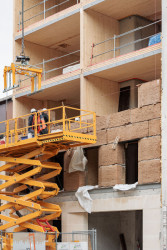 Proces výstavby (Bytový dům na okraji Paříže, Déchelette Architecture)