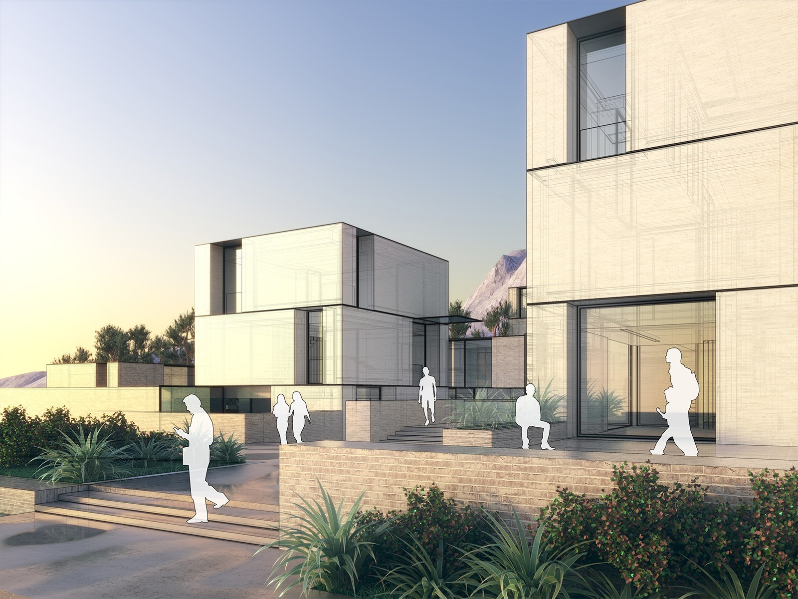 V-Ray - Vizualizace exteriéru ve dne